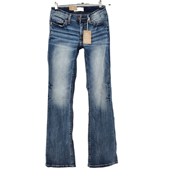 Buckle Denim - BKE Stella Jeans Womens 26 x 33 1/2 Stretch Denim Bootcut Medium Wash